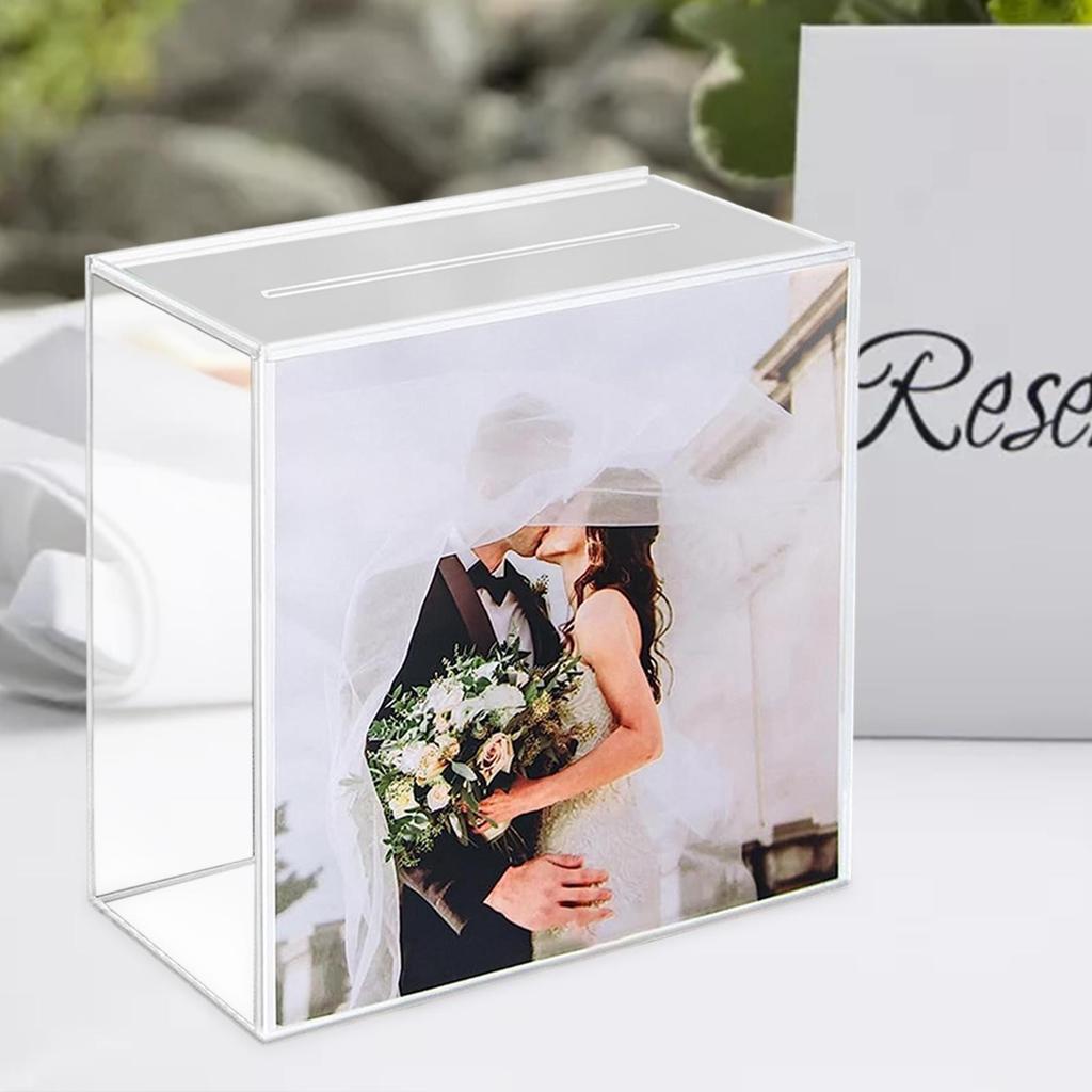 Wedding Cards Box Table Centerpiece Wedding Envelope Box Gift Box Holder for Anniversary Wedding Reception Graduation Ceremony