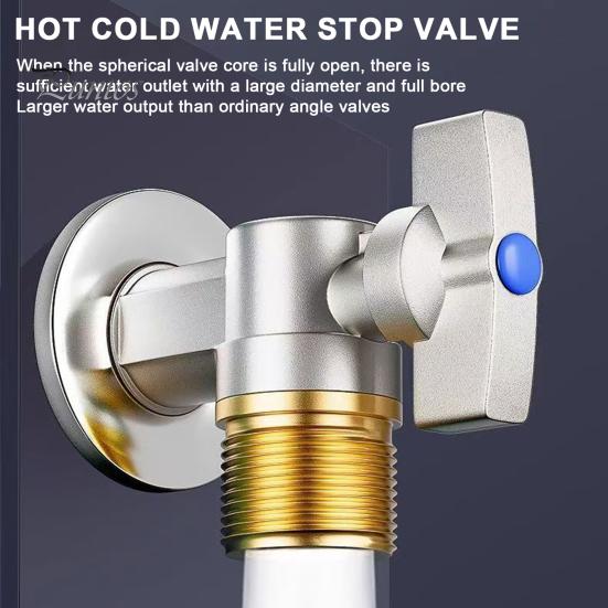 

Великий потік Стоп-кран з ручкою G1/2-дюймові Латунні впускні кульові крани Надміцний З єднання для гарячої/холодної води Регулятор тиску води червоний