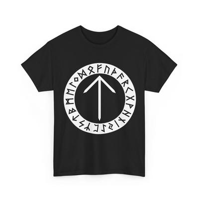 Tiwaz Futhark Rune Ring Pagan Viking T Shirt or Kids Shirt - Made In AU