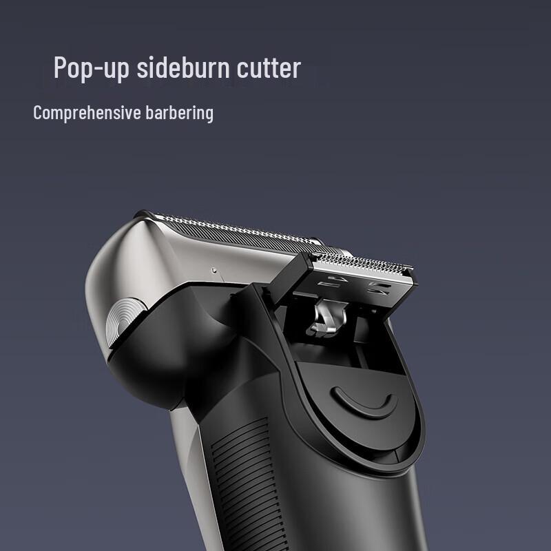 Qiman QM6101 Portable 3-Head Wet/Dry Foil Shaver