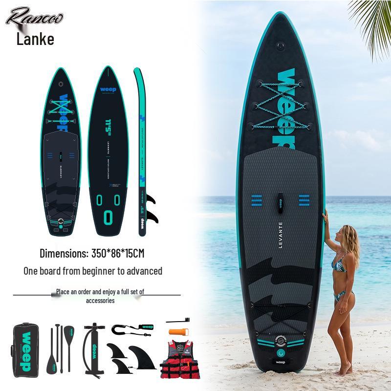Lanko Inflatable Paddle Board - Universal PVC SUP for Surfing & Paddling