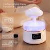 Rain Cloud Essential Oil Diffuser Humidifier Ultrasound Water Drip White Noise Night Light Aroma Diffuser with Display Timer