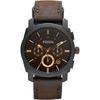Machine Chronograph Men's Quartz Watch, Brown Dial, A Gift For Boyfriends And Fathers-FS4656