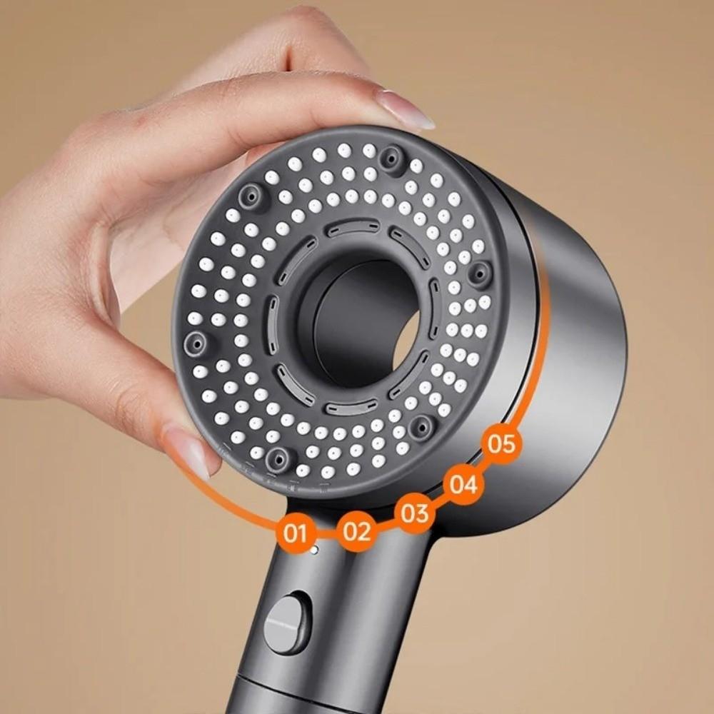 One-Key Stop Bathroom Showerhead Set High Pressure Shower Set  Bathroom Supplies