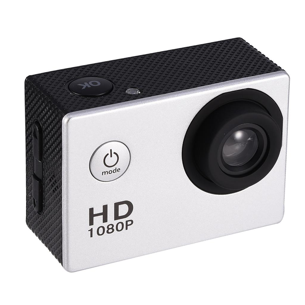Waterproof Outdoor Cycling Sports Mini DV Action Camera Camcorder (Silver)