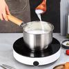 Yoshida Takumi Stainless Steel Soup Pot and 18cm Wooden Handle Non-stick Milk Pot Set