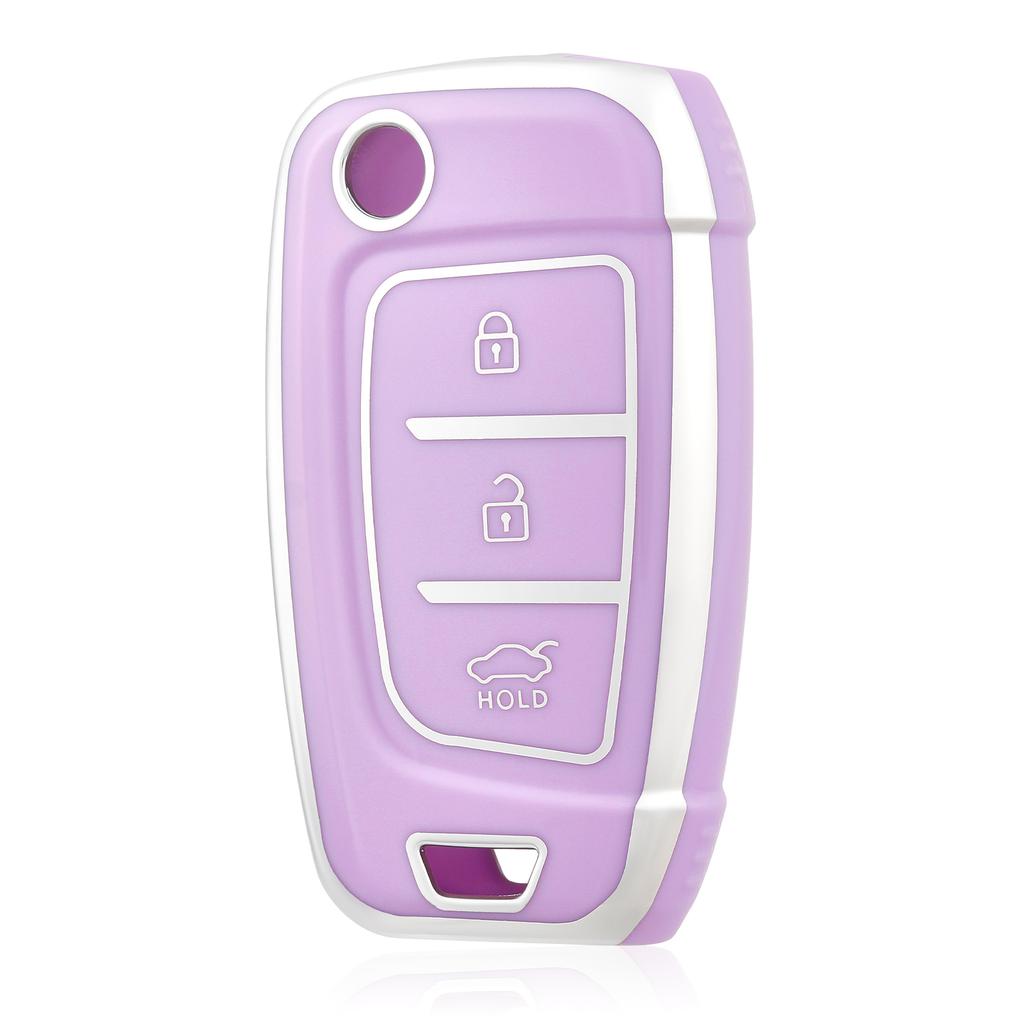 Car Remote Key Case Cover For Hyundai Tucson 2022 2023 Accent Solaris Elantra I30 I35 I40 Kona Celesta Sonata Creta Key Cover