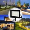 Halogen 10W With Motion Sensor Street Lamp Above The Garage Workshop