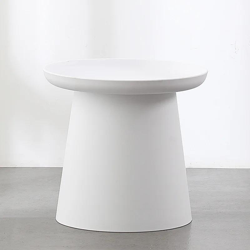 Modern Coffee Table Plastic Simple Small Round Table Tables Coffee Sofa Side Low Table Outdoor Tea Combination