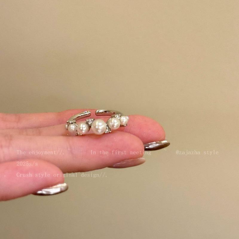 

Open Ring Women s Niche Design Multi-layered Finger Ring with Index Finger Ring, Light Luxury and High-end Feel. J1063