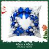 Christmas Decorations Pillowcase Bedroom Sofa Cushion Cover 100% Polyester Living Room Cushion Pillowcase Home Decor