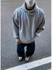 Trendy Plus Velvet Heavyweight Unisex Hooded Button-Up Retro Pullover Hoodie Jacket
