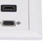VGA 3 RC A   Video Wall Plate 1080P AV Wall Socket with High   ABS Plastic for Home Theater HDTV Set Top Box Digital TV