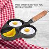 3 Mold Cast Iron Omelette Egg Burger Fried Egg Pot Pancake Pan