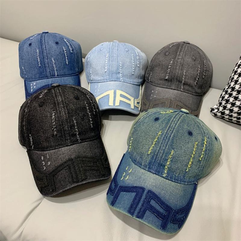 Popular Big Head Circumference Baseball Cap, Sunshade, Sunscreen, Face Small Letter Hat, Cowgirl Deep Top Cap New