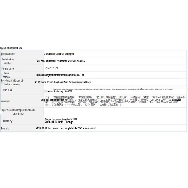 L'Oréal Multi-Effect Repair Anti-Dandruff Shampoo