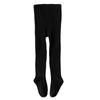 Children's Black & White High-Elastic Solid Color Leggings for Spring & Autumn - Small, Medium, Large