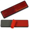 evermotor Reflector, Reflector, Stick, Motorcycle, Auto Tape Type, For Vehicle Inspection, Red, General Purpose, 2 Pieces