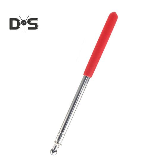 1,2/1,6 m Teleskop-Tourguide-Fahnenmast mit rutschfestem Griff, robuster, ausziehbarer Edelstahl-Fahnenmast für Lehrer, Zeigerbanner, Handfahnenmast