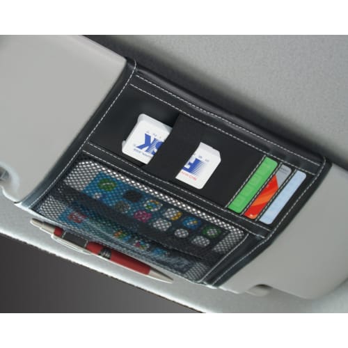 Seiko Sangyo (EXEA) Car Storage Supplies (EXEA) Sun Visor Pocket Black EH-178