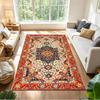 Elegant Floral Pattern Design Non-Slip Home Carpet Design for Office Decor Living Room Gift