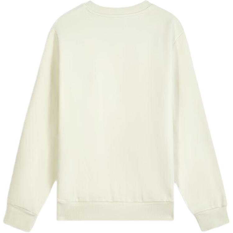 New PUMA ESS+ Sweatshirts Men's Snow White 692907-87