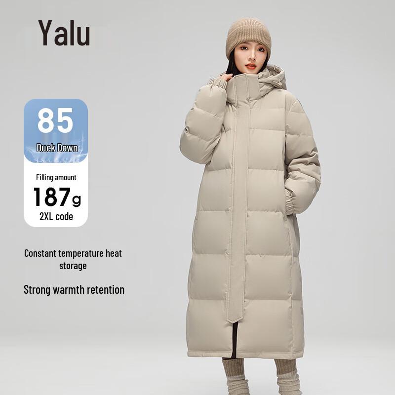 

Yalu Women s Winter 2025 Long Hooded Down Jacket XL