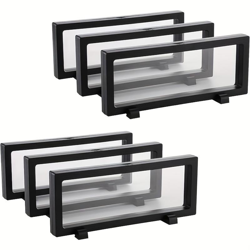 10/15 Dust Free Anti-oxidation Display Box 3D Floating Frame Jewelry Case Coins Treasure Necklaces Bracelets Display Travel Home