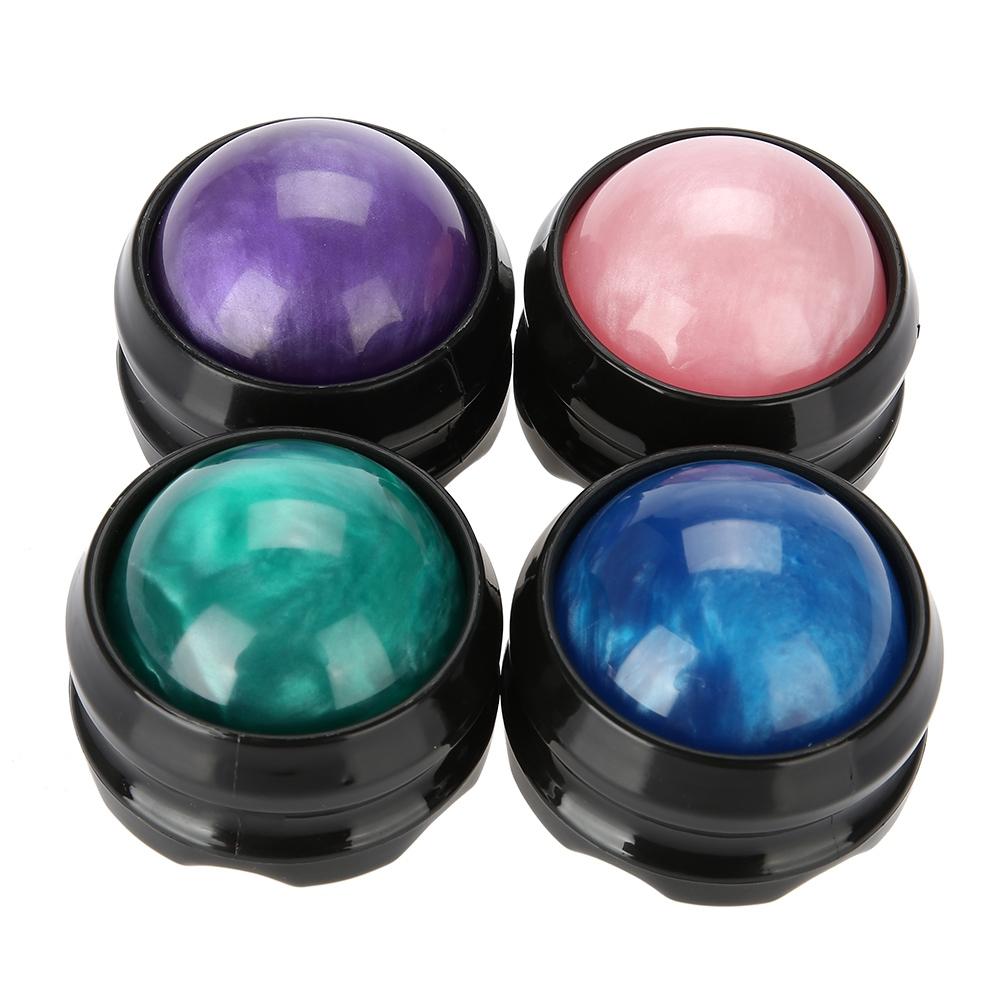 4 Farben Massage-Rollerball-Massagegerät Körpertherapie Fuß Hüfte Entspanner Stressabbau