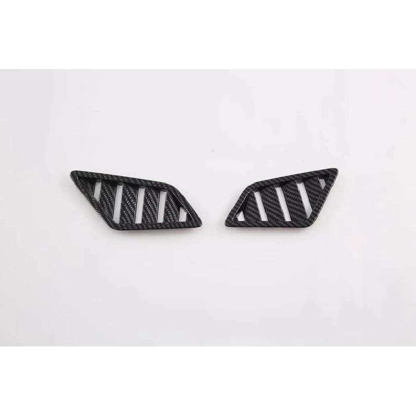 For Mitsubishi Outlander   2024 ABS Front Air Vent Cover Trims Outlet Frame Decoration Sticker Car Styling Accessories