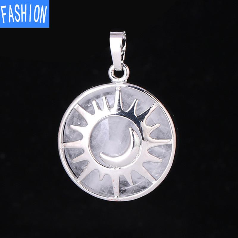 Pandantiv cu cristale naturale în stil național