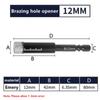 Dry Hole Opener Marble Hole Saw 6-16mm Drill Bit  Glass