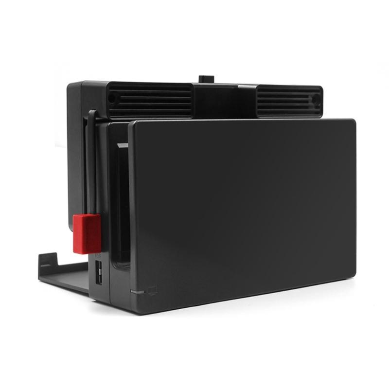 Console Cooling Fan Stand USB Docking Base with Build-in Cooling Fan Enhances Heat Dissipation for Host