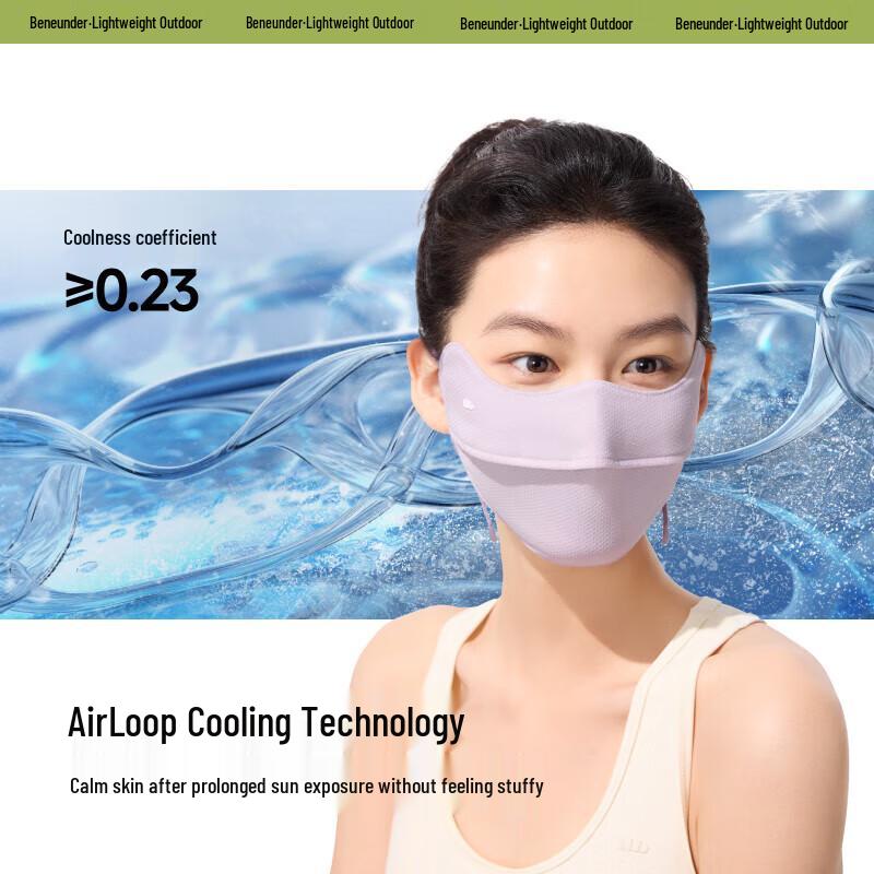 beneunder AS336 Breathable Sun Protection Mask