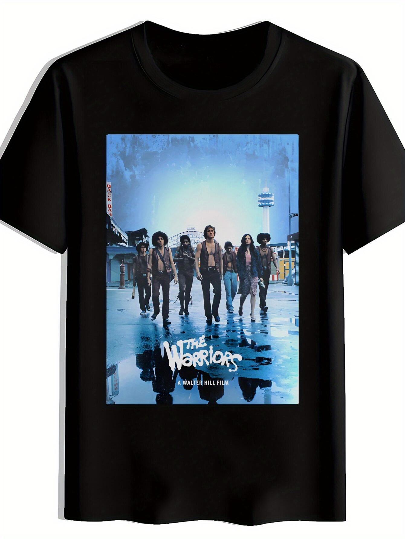 The Warriors Graphic T-shirt - Retro Movie Design with Iconic Characters XL