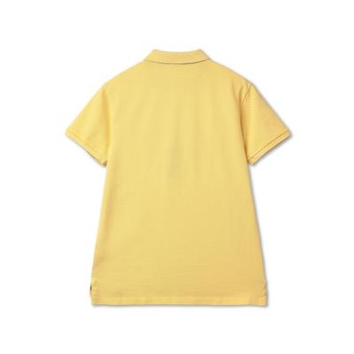 Polo SS24 Tinta Unita Piccolo Cavallo Ricamato Dritto Casual Manica Corta Polo Donna top Giallo WMPOKNINB920164-700