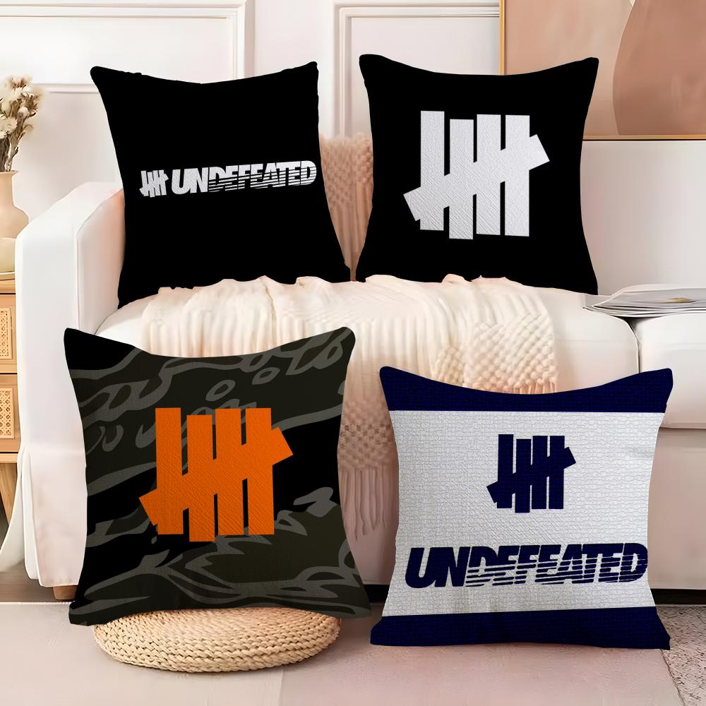 U-Unbesiegt Trend Kissenbezug Weicher Plüschstoff Doppelseitig Bedruckter Sofakissenbezug für Alle Jahreszeiten Heimdekoration Geschenk
