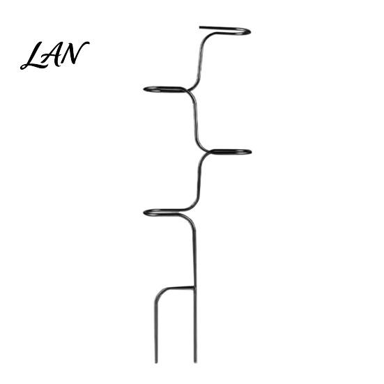 Adjustable Metal Plant Stakes Support Stake, Spiral Support, Curved Stem Holder, Rustproof Garden Vertical Growth Guide for Climbing Plants