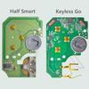 Chiave Telecomando Auto Intelligente di Ricambio DR ID46 Chip 433MHz Semi-Intelligente o Keyless Go per Renault Megane 2 Laguna 2 Grand Scenic 2 2003-2008