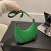 Large Capacity Simple Shoulder Bag Korean Style Ins Square Tote Bag PU Leather Hobo Bag  Streetwear