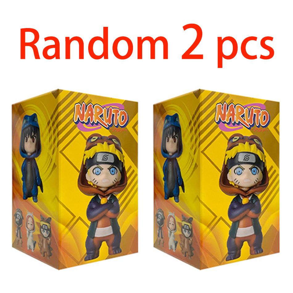 9pcs Naruto Q-version Figurine Set Anime Model Doll Blind Box Gift Naruto Kakashi Sakura Sasuke