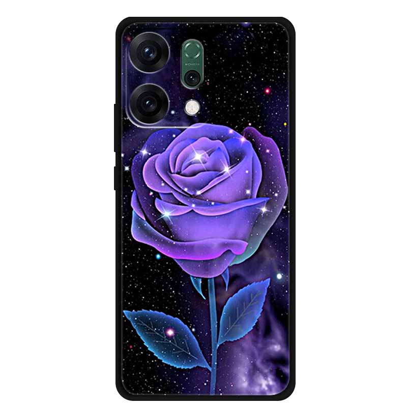 For Oppo Reno 14 5G Phone Case 6.59" Fashion Luxury Casing Black Silicone Soft Back Cover For Oppo Reno 14 Shockproof Capa Funda