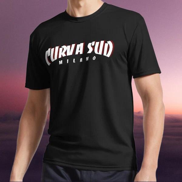 New Shirt Curva Sud milano Active Logo T-Shirt Funny Size S to 5XL M