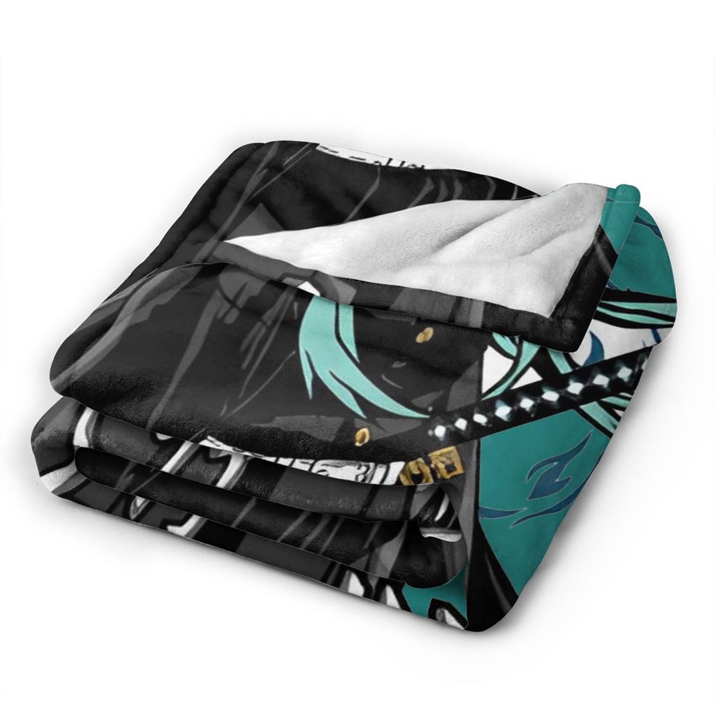 Muichiro Tokito  Blankets Fleece Awesome Breathable Throw Blanket for Bedding Lounge Autumn/Winter,