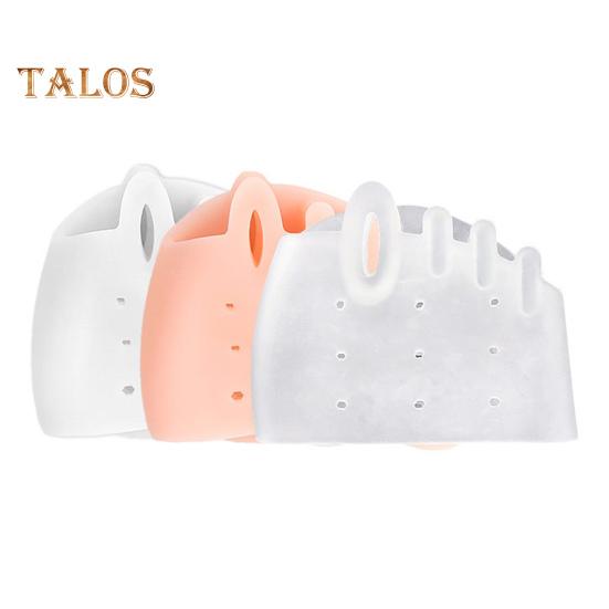 4 Paar Zehenspreizer aus Silikon für Plantarfasziitis, Ballenzehen, Mittelfuß-Yogakissen, therapeutische Keilrahmen für komfortable Unterstützung