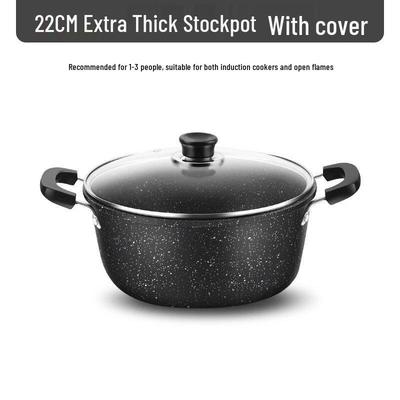 Yoshida Sho Cast Iron Non-stick Double Handle Soup Pot