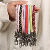 Custom Eco-Friendly Durable Mobile Phone Hand Wrist Lanyards Keychain Sports Polyester Woven Short Wrist Strap Lanyard Phone