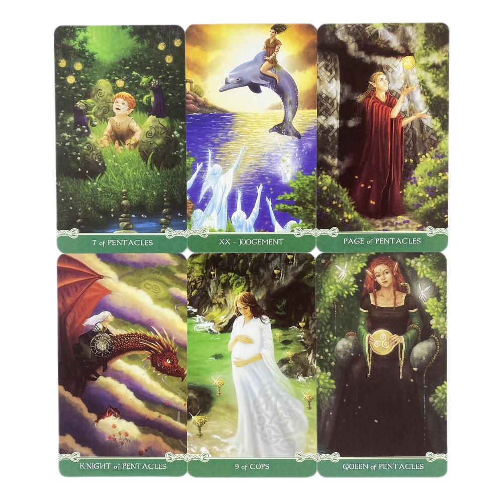 New Tarot Deck Oracles Cards Mysterious Divination Universal Celtic Tarot Cards For Women Girls Cards G