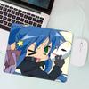 Lucky Star Konata Izumi Kleines Gaming-Mauspad XS-Mauspad Desktop-Dekoration Büro-Schreibtischmatte Teppich für PC-Gamer Rutschfester Gummi