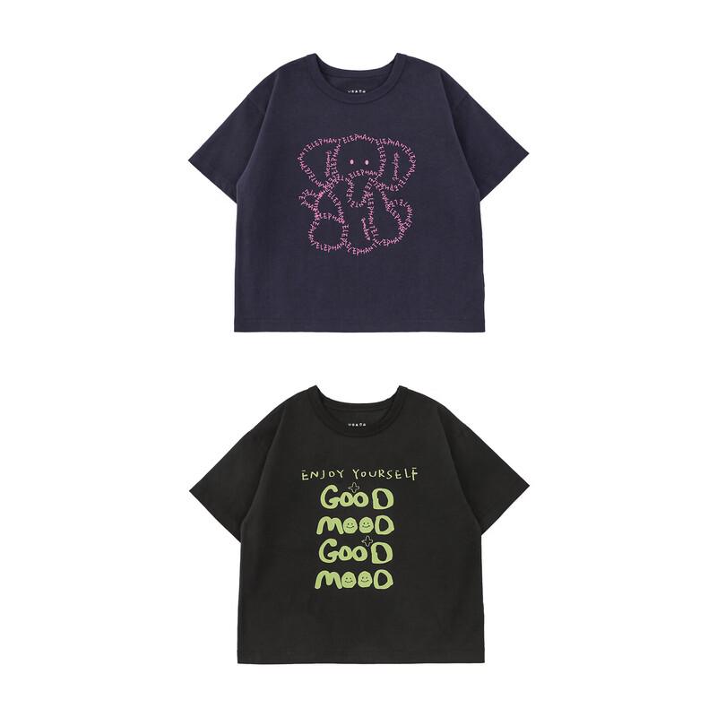Youyou Girls' Summer Cartoon Anti-Bacterial Quick-Dry T-Shirt